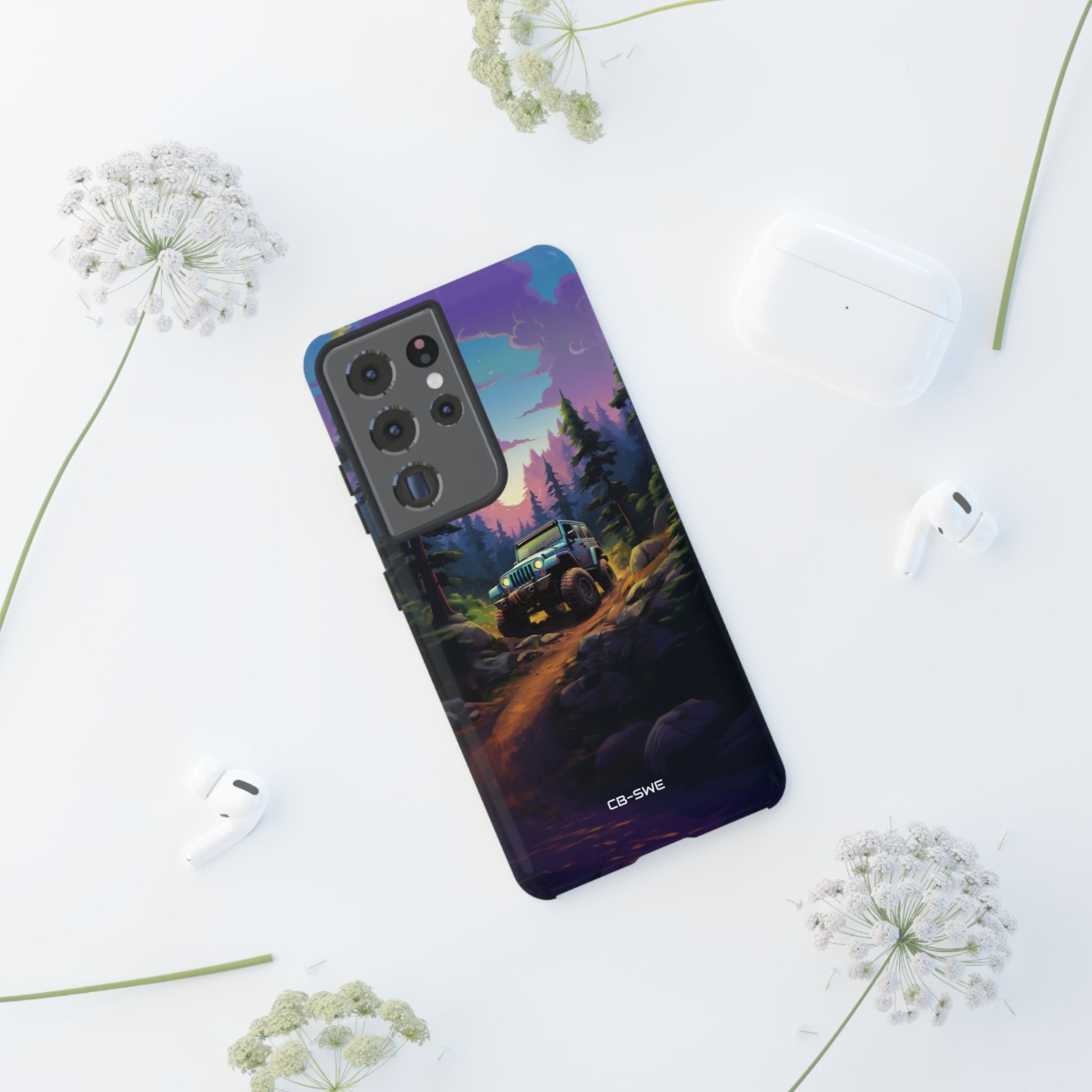 Sunset Forest Drive - Samsung Case