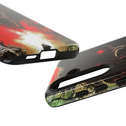Crimson Wolf Samsung S24 Case - Tough