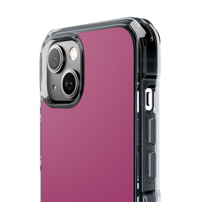 Mystic Maroon - Clear Impact Case for iPhone