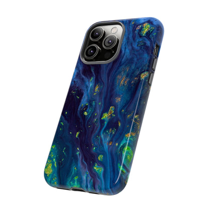 Green Opal Ink Art iPhone Case (Protective) Phone Case