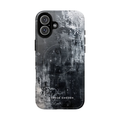 Textured Monochrome Blossom iPhone 16 | Tough+ Phone Case