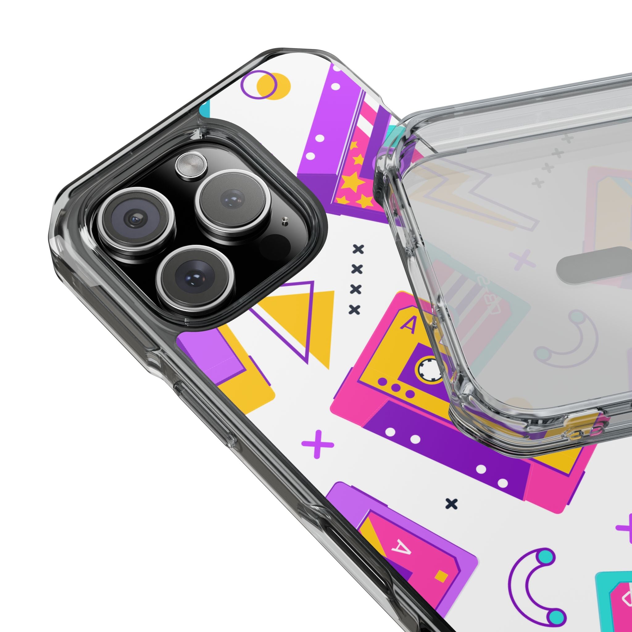 Retro Cassette Chaos iPhone Case - Impact