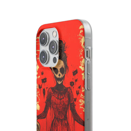 Haunting Scarlet Descent iPhone 14 - Flexi Phone Case