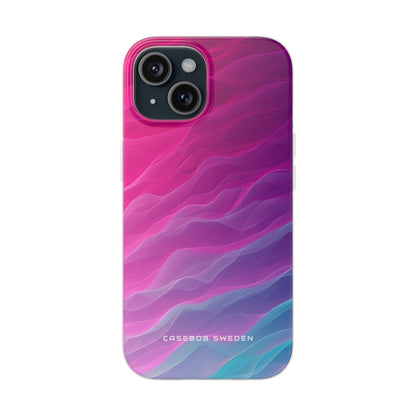 Gradient Oceanflow Waves iPhone 15 - Flexi Phone Case