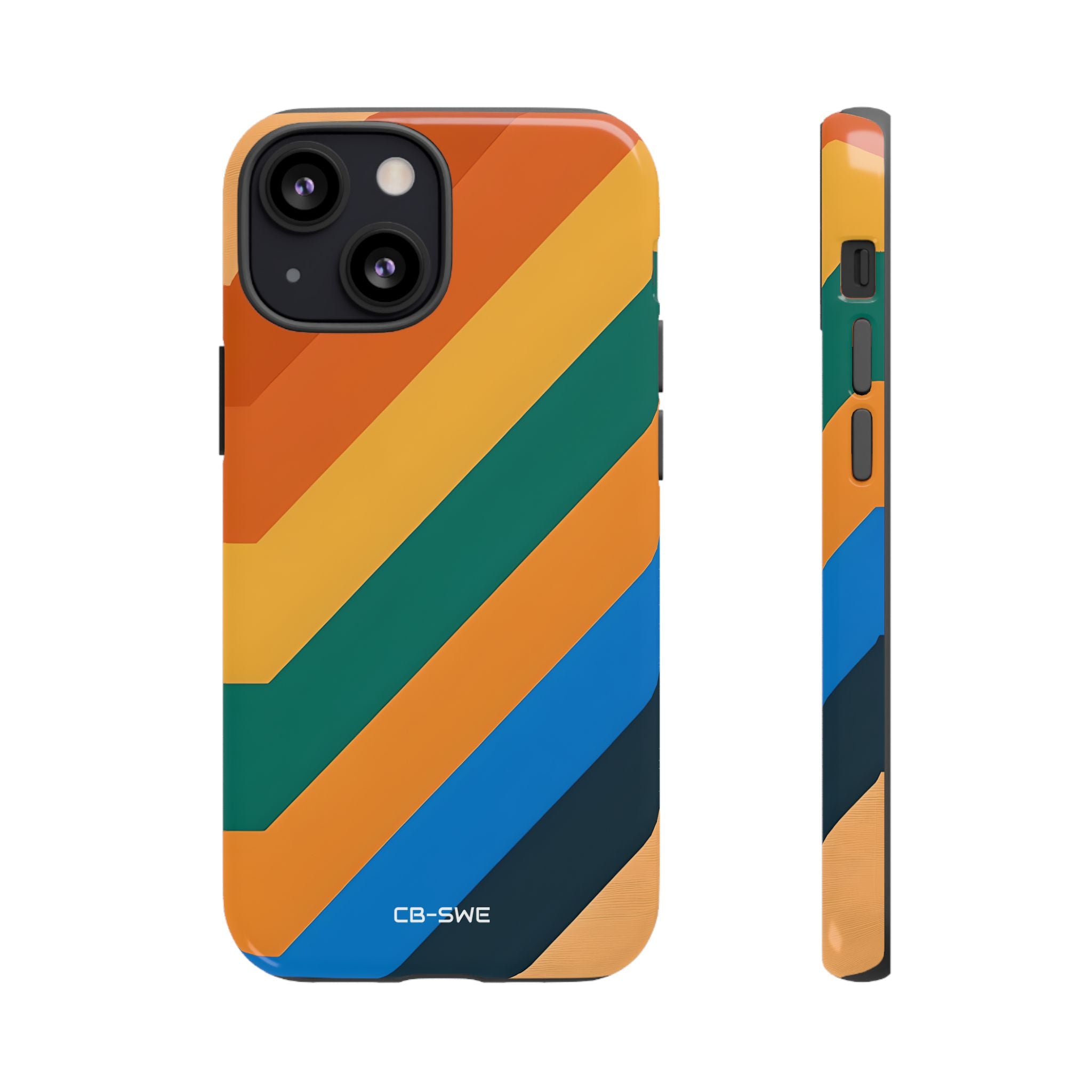 Vibrant Geometric Harmony - iPhone Case
