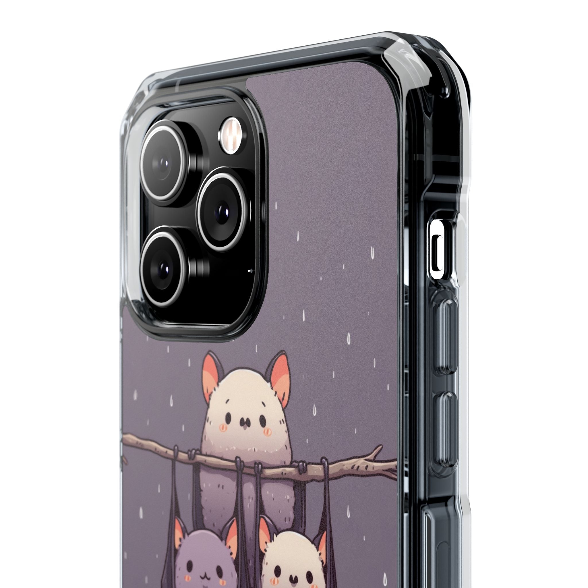 Bats Hang Playfully iPhone Case - Impact