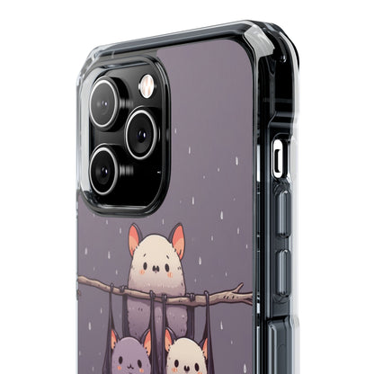 Bats Hang Playfully iPhone Case - Impact