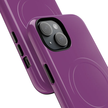 Plum Purple - Tough + MagSafe® iPhone 15 Phone Case