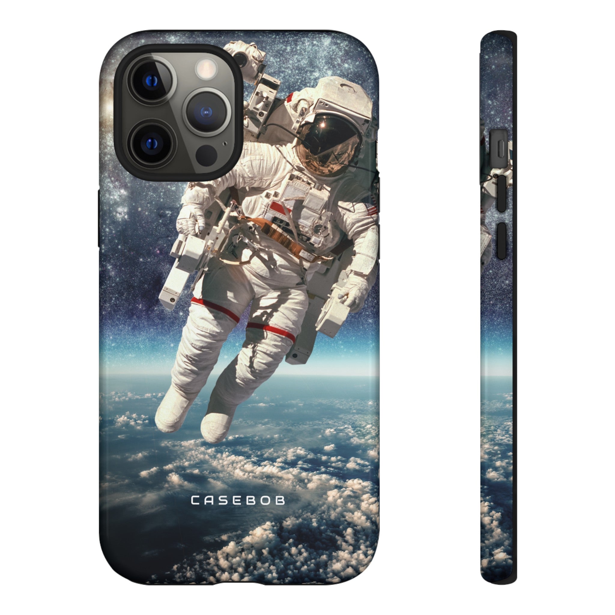 Astronaut in outer space - Protective Phone Case