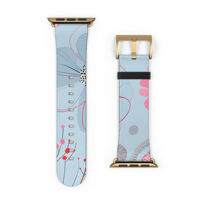 Outlined Bloom Radiance - Watch Band
