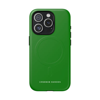 Green iPhone 15 | Tough+ Phone Case