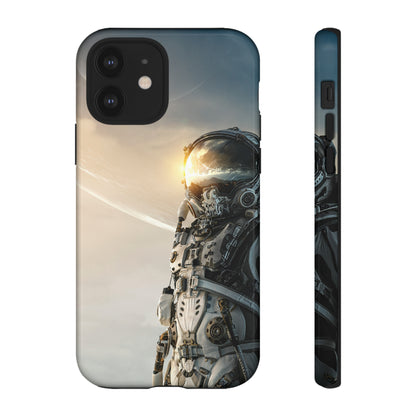 Astronaut on unexplored planet - Protective Phone Case