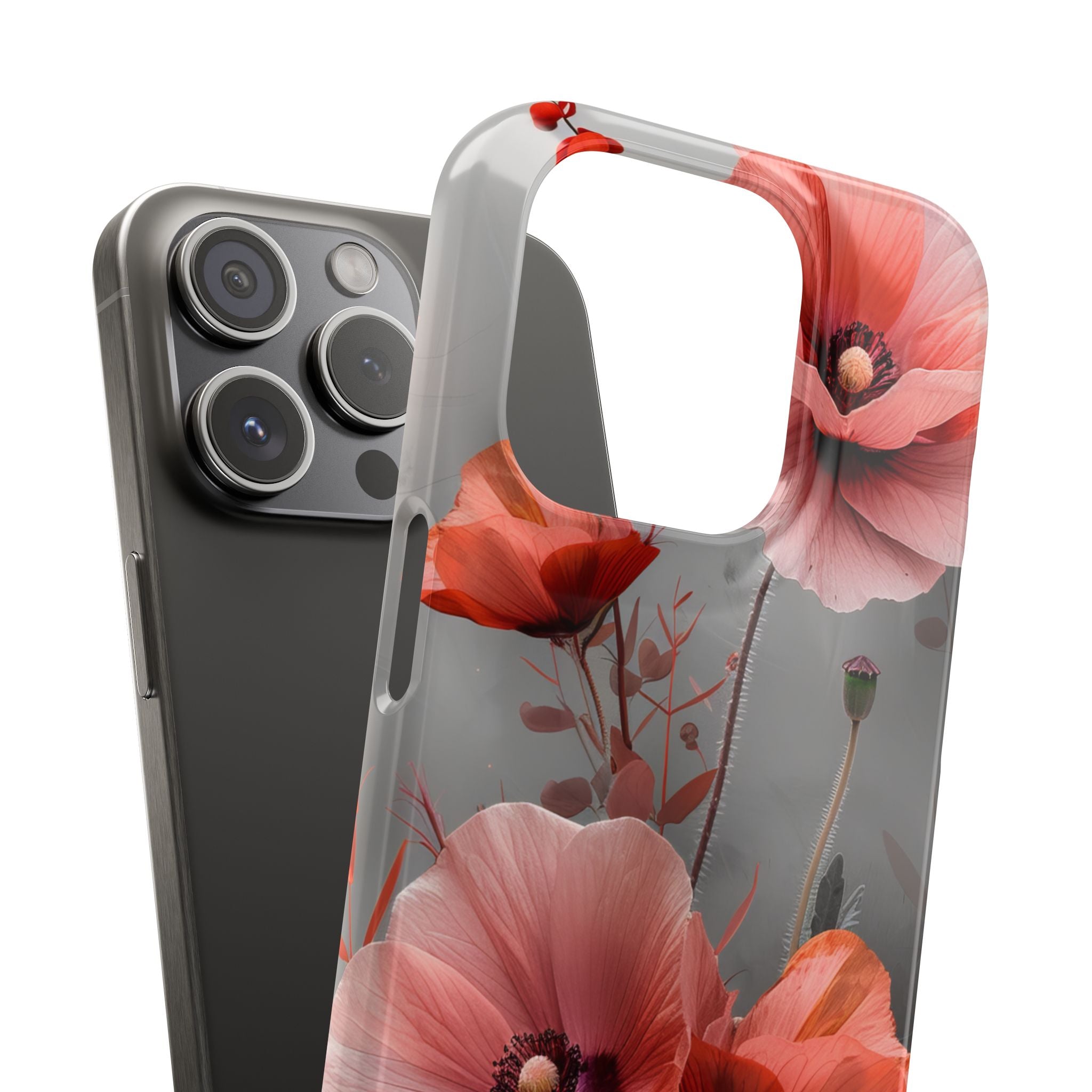 Ethereal Floral Elegance iPhone 15 - Slim Phone Case