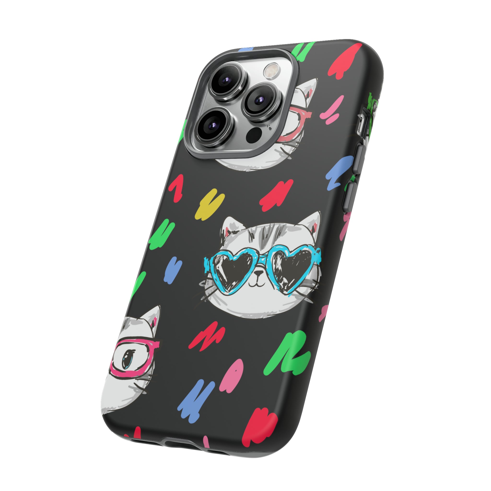 Cat Coloring - Protective Phone Case