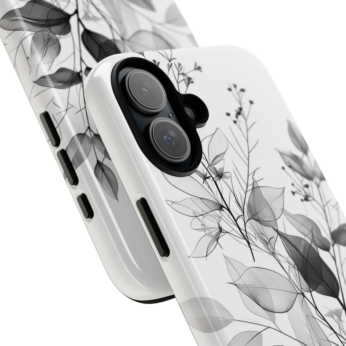 Botanical Elegance in Monochrome - for iPhone 16