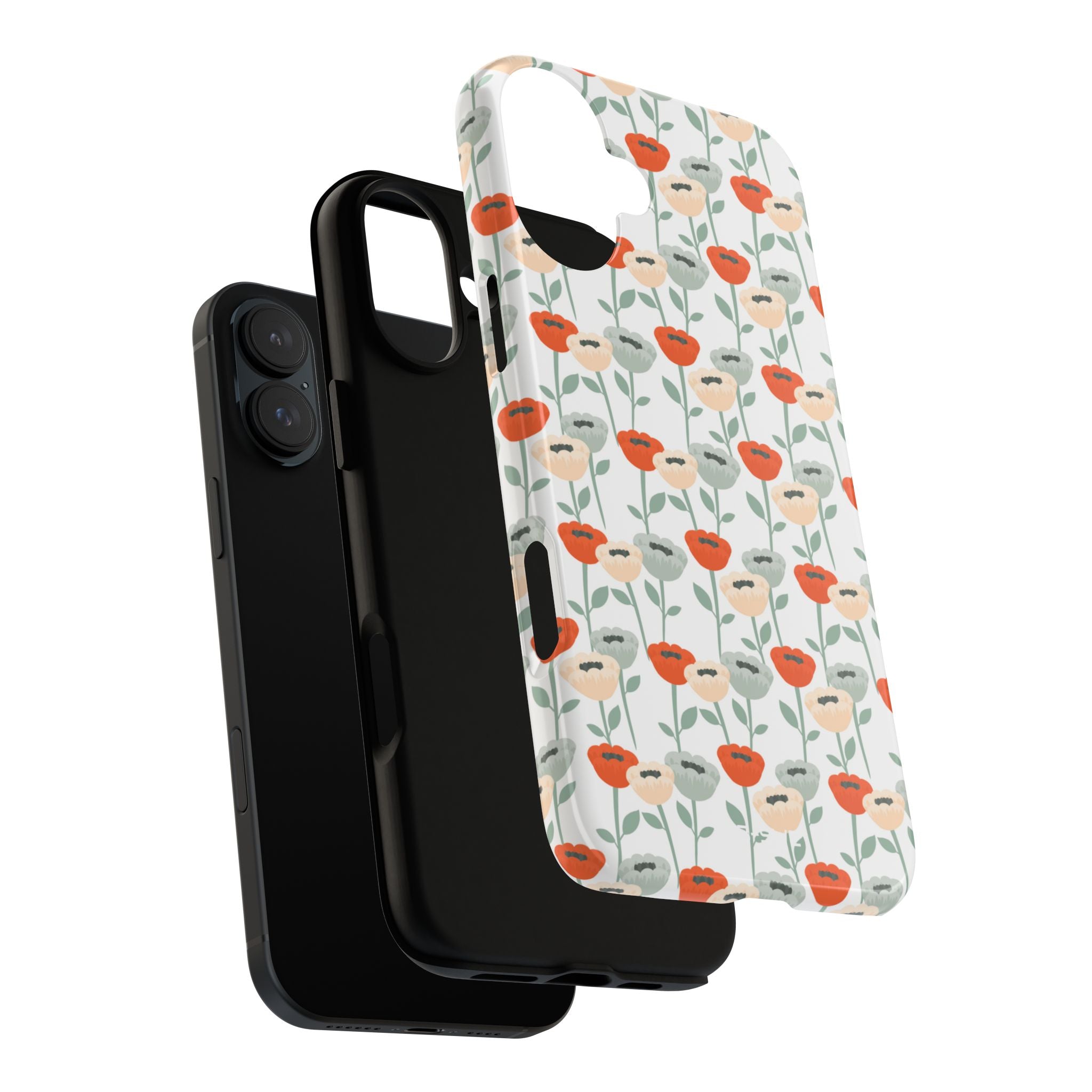 Minimalist Floral Elegance - iPhone Case