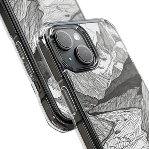 Mountain Tranquility - Phone Case for iPhone (Clear Impact - Magnetic)