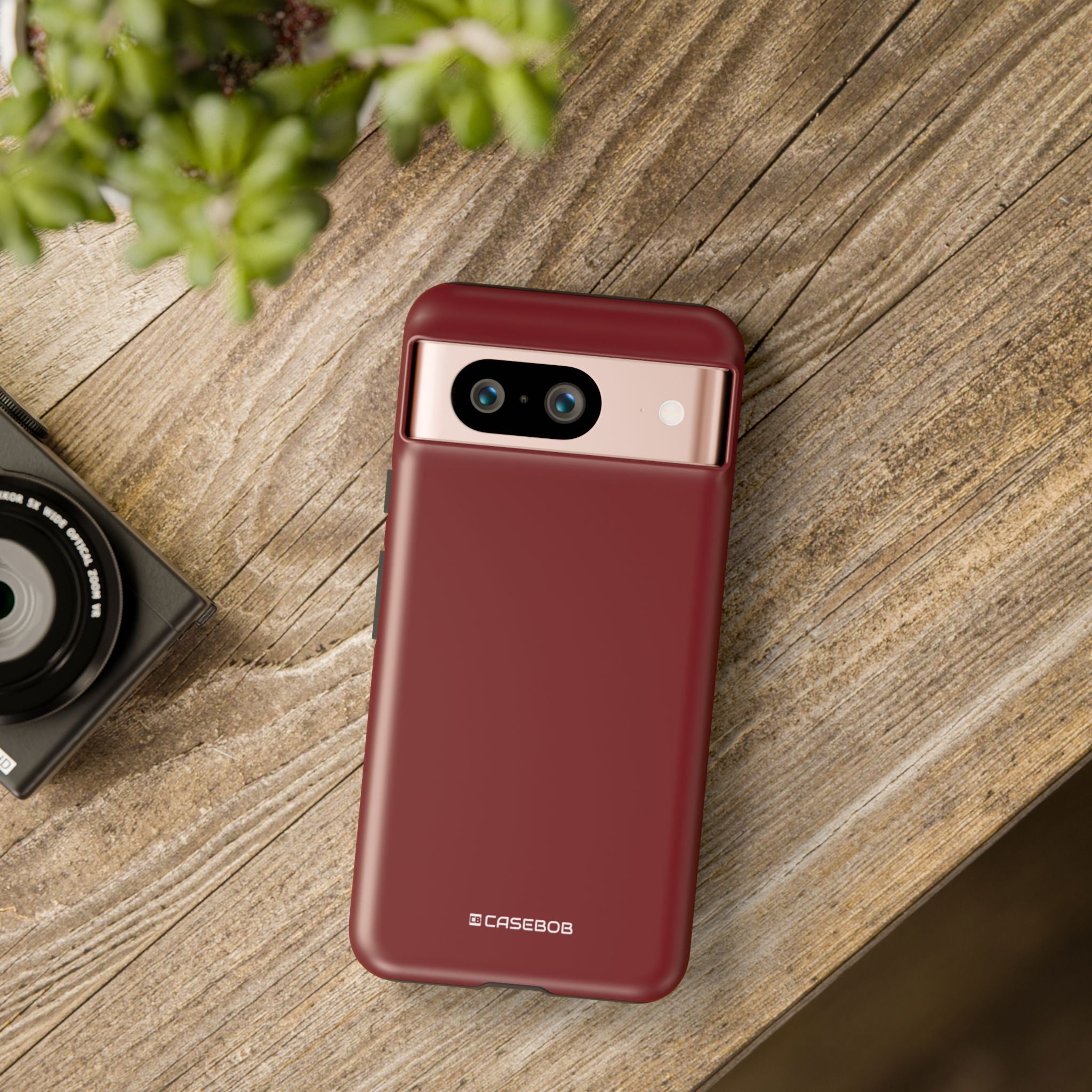 Burgundy Elegance: Minimalist Sophistication - for Google Pixel 8