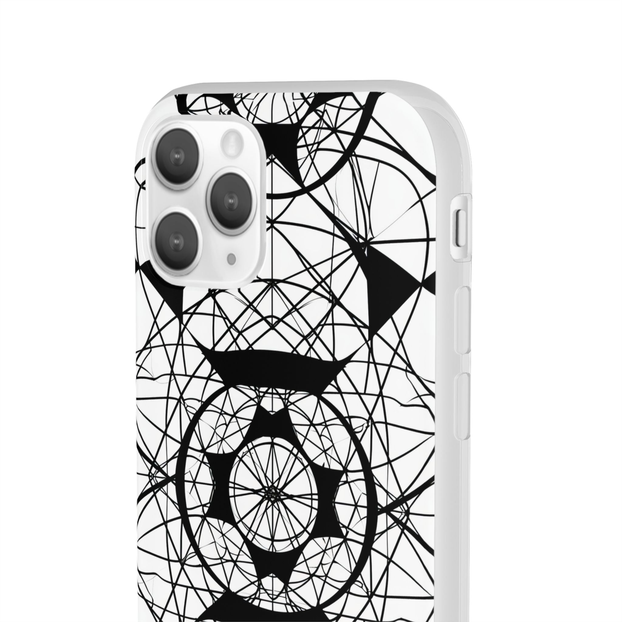 Geometric Hypnosis | Flexible Phone Case for iPhone