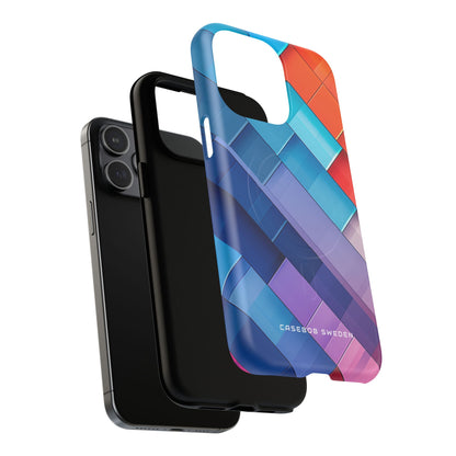 Vibrant GeoFlow iPhone 15 | Tough+ Phone Case