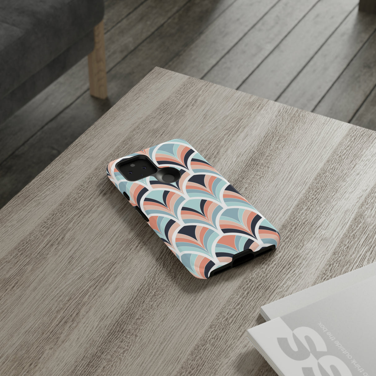 Baby Blue Retro - Protective Phone Case