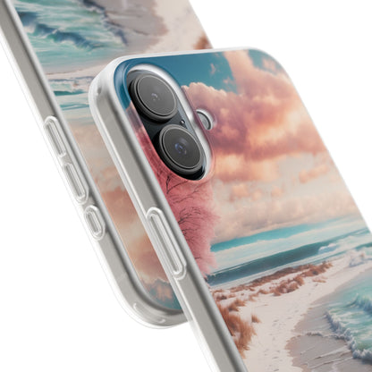 Pink Tree Breeze iPhone 16 Plus Case - Soft