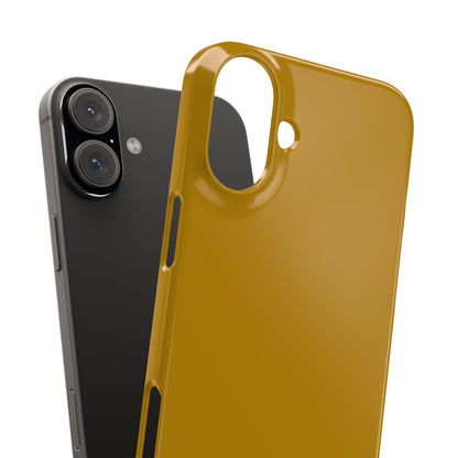 Dark Golden Rod iPhone 16 - Slim Phone Case