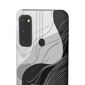 Monochrome Elegance | Slim Phone Case for Samsung