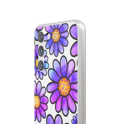 Polka Dot Blooms Samsung S23 Plus Case - Soft