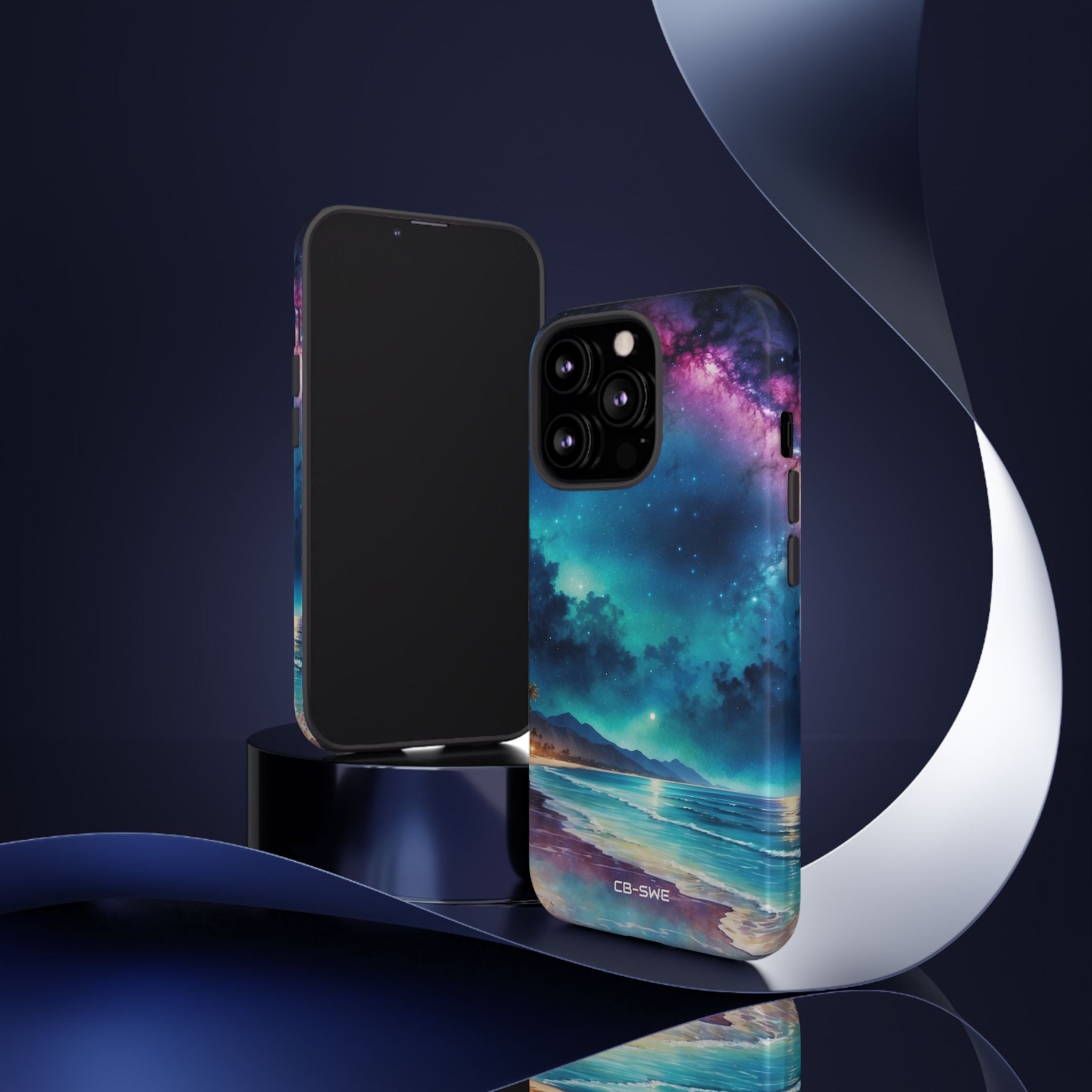Waves Embrace Stars - iPhone Case