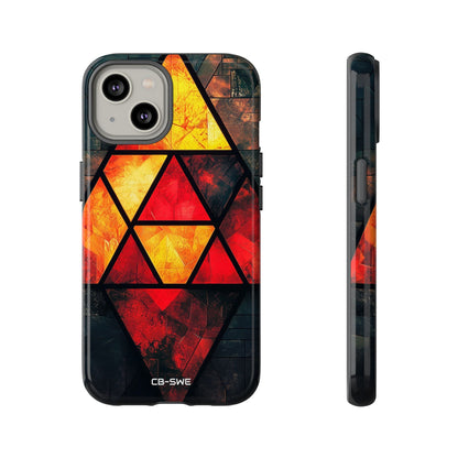 Triangles Illuminate Warmth - iPhone Case