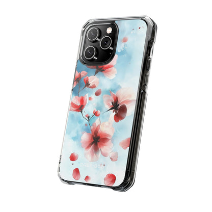 Pink Blossom Drift iPhone 14 Pro Max Case - Impact