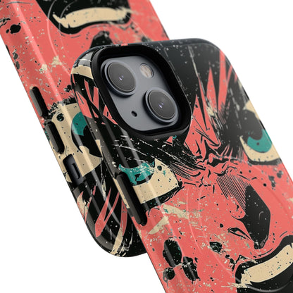 Screaming Face Pink iPhone 14 Case - Tough+