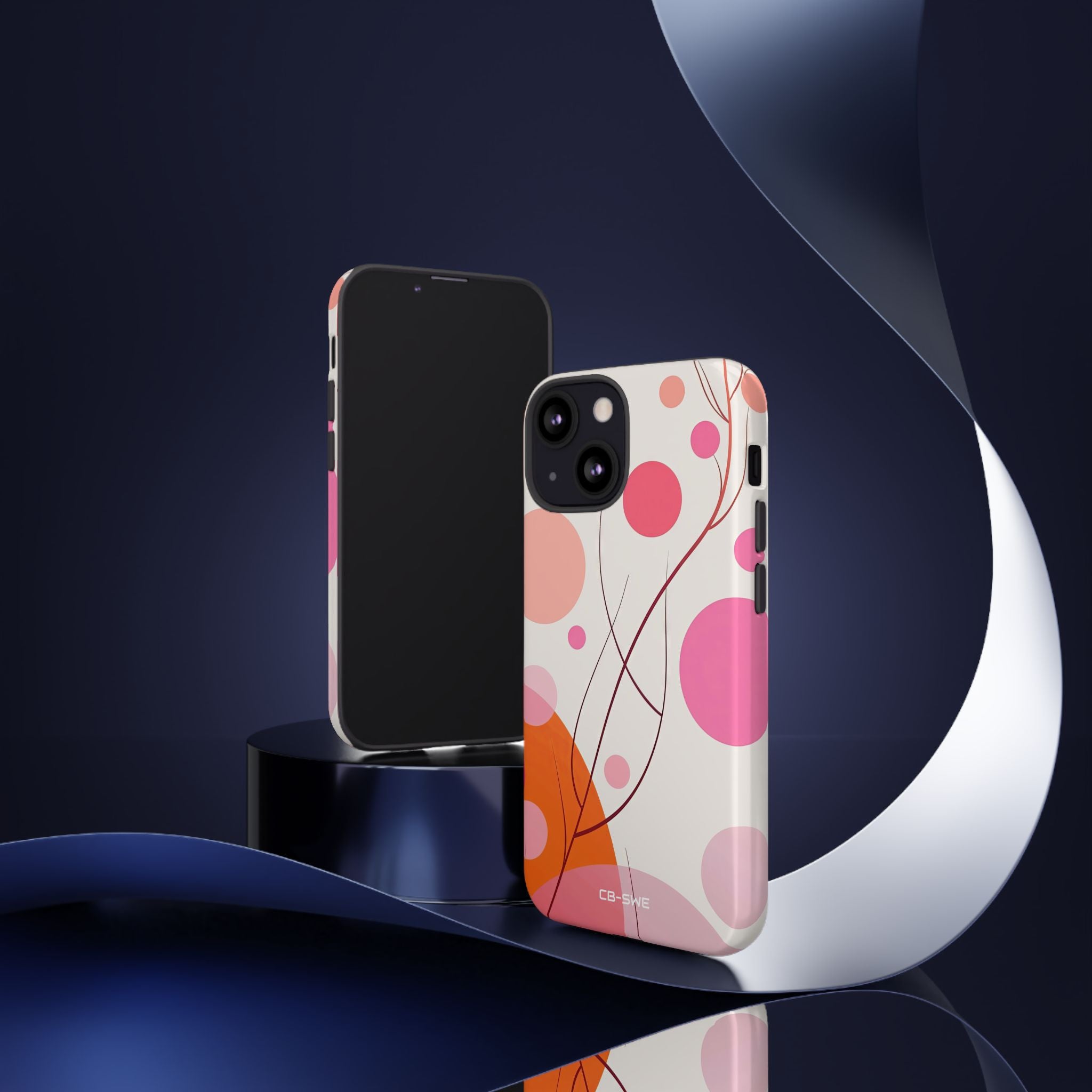 Circles Embrace Lines - iPhone Case
