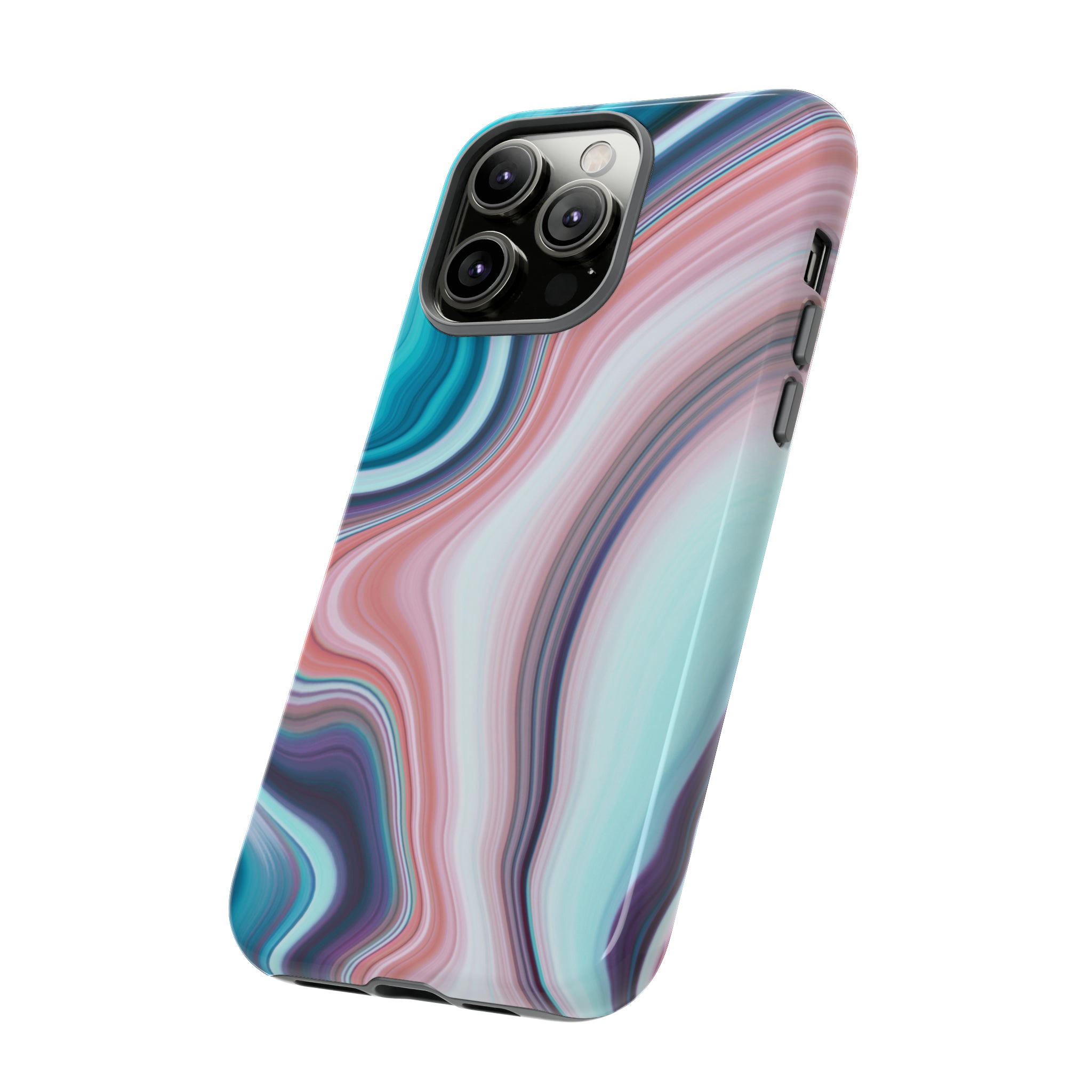 Pink Swirls - Protective Phone Case