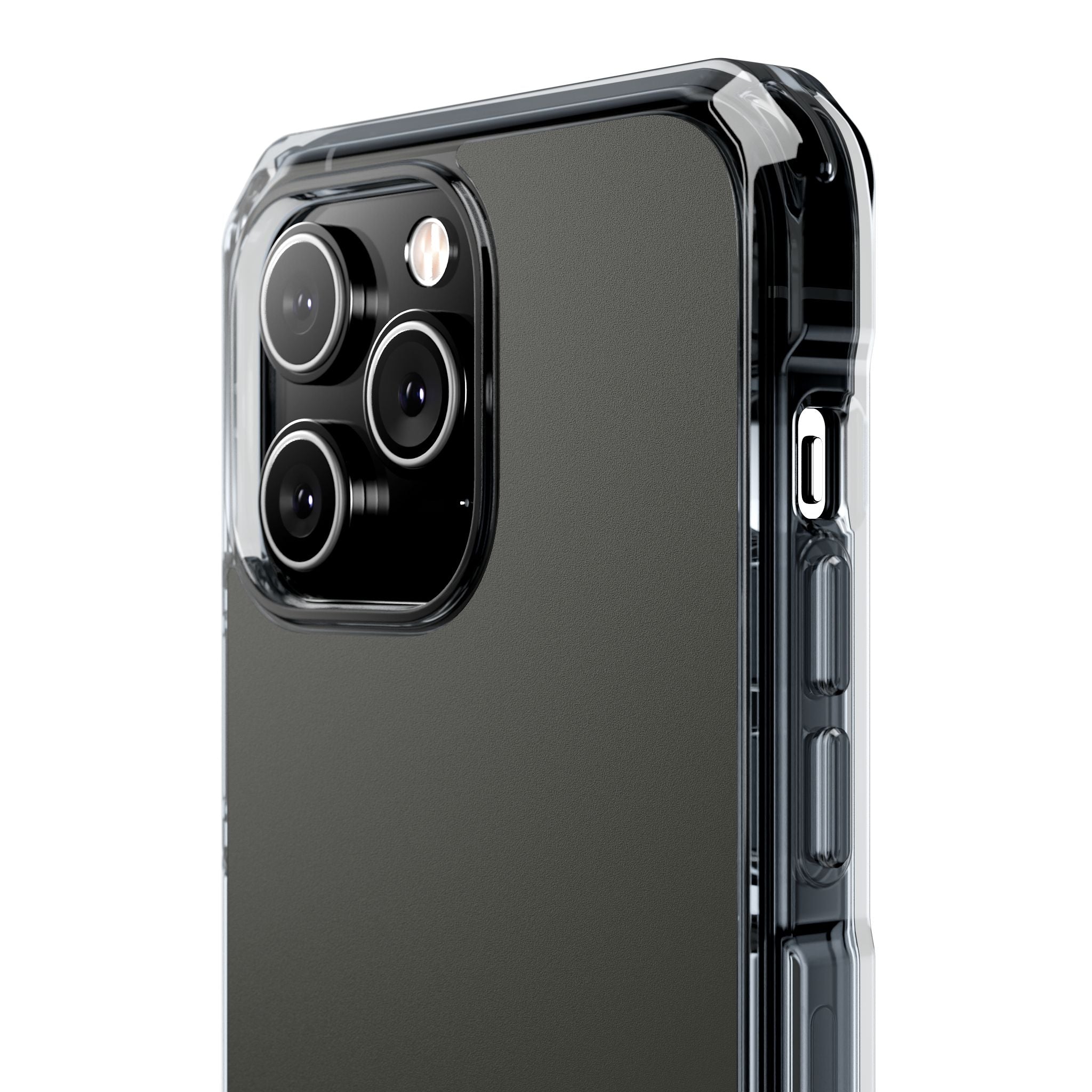 Black Olive - Clear Impact Case for iPhone