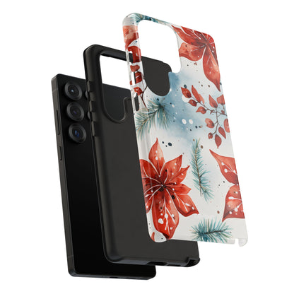 Poinsettias Bloom Bright - Samsung Case