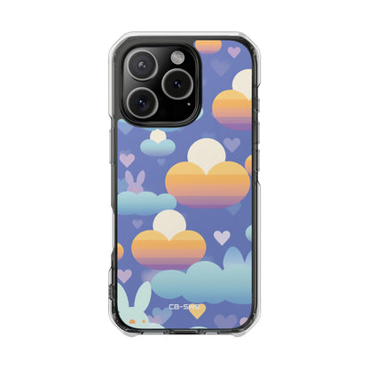 Bunnies Dance Among Clouds iPhone Case - Impact