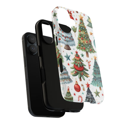 Whimsical Trees Dance - iPhone Case
