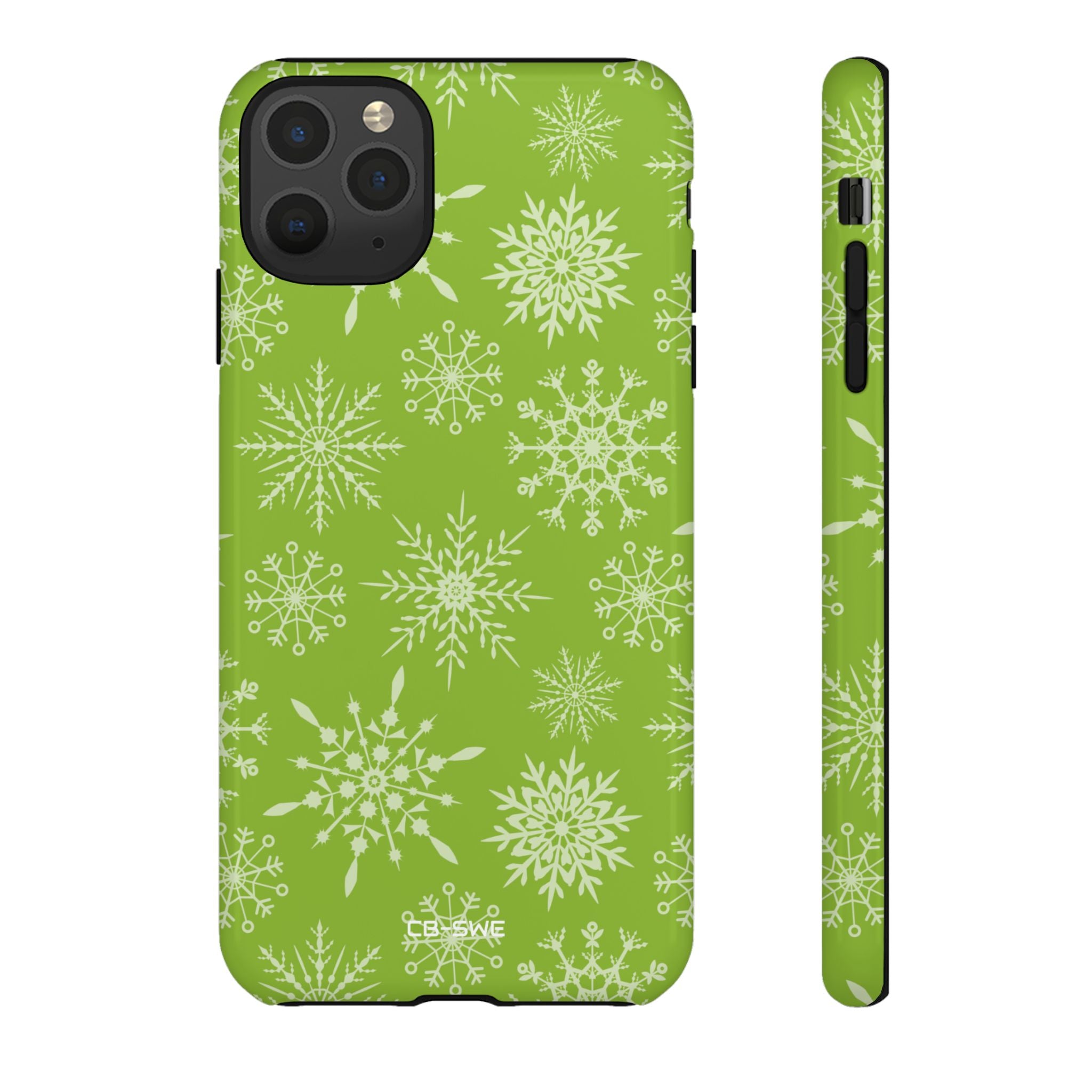 Snowflakes Dance Playfully - iPhone Case