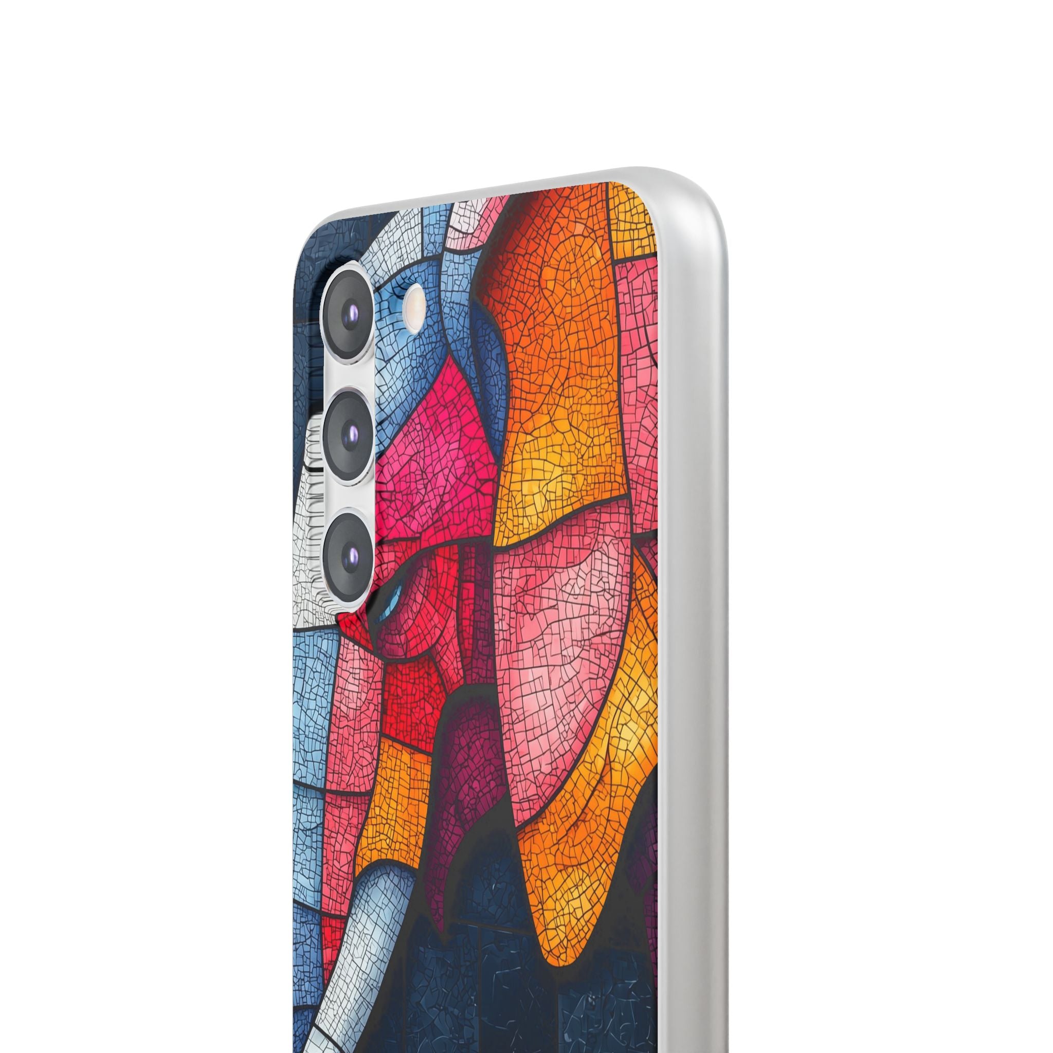 Elephant Mosaic Samsung S23 Plus Case - Soft