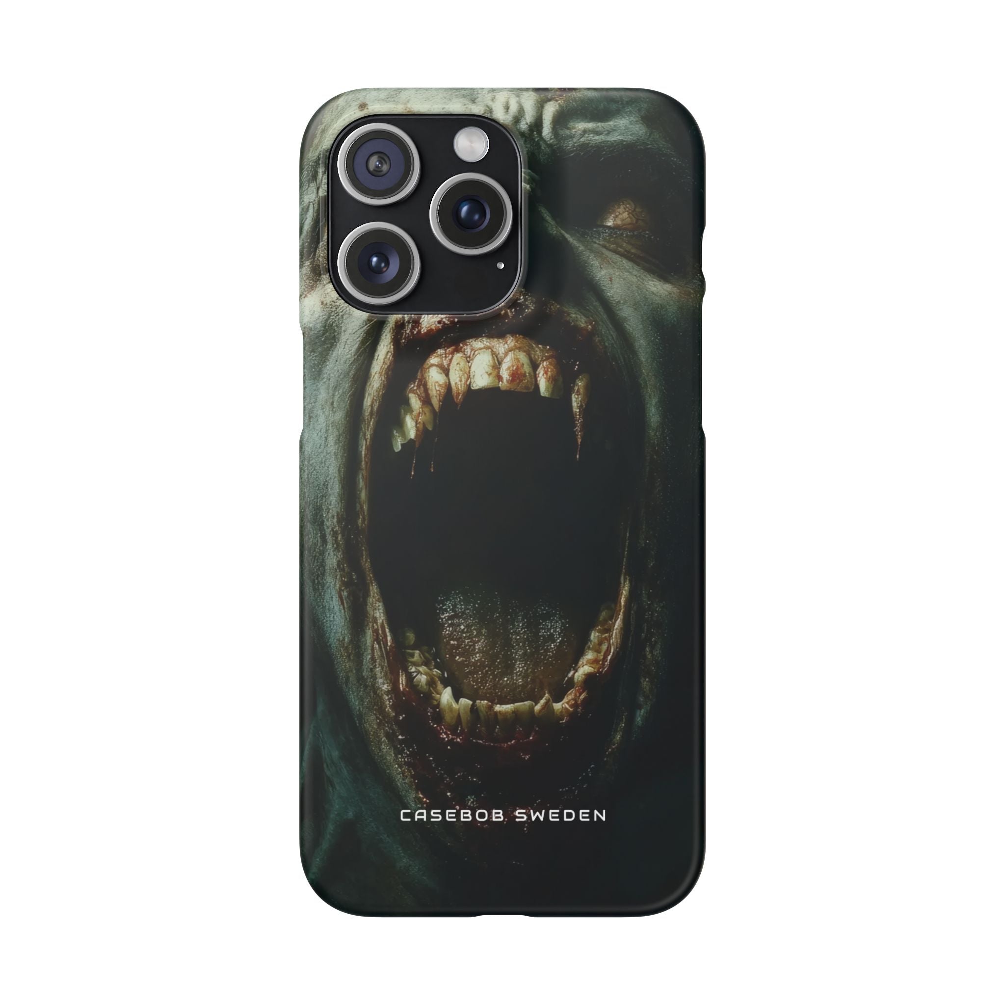 Gothic Wail of Decay iPhone 15 - Slim Phone Case