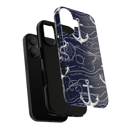 Gradient Anchorflow Waves iPhone 16 - Tough Phone Case