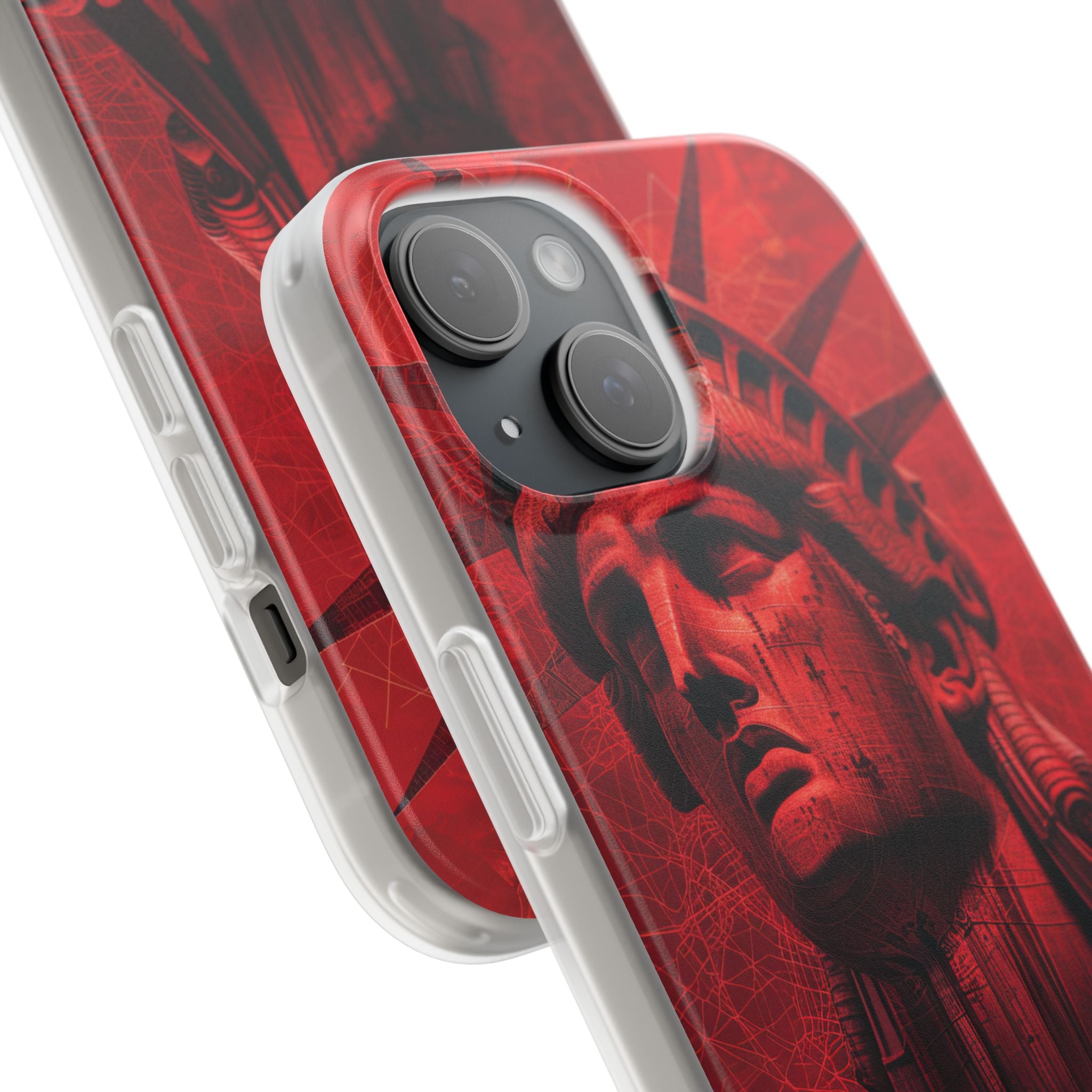 Red Liberty Revolution | Flexible Phone Case for iPhone