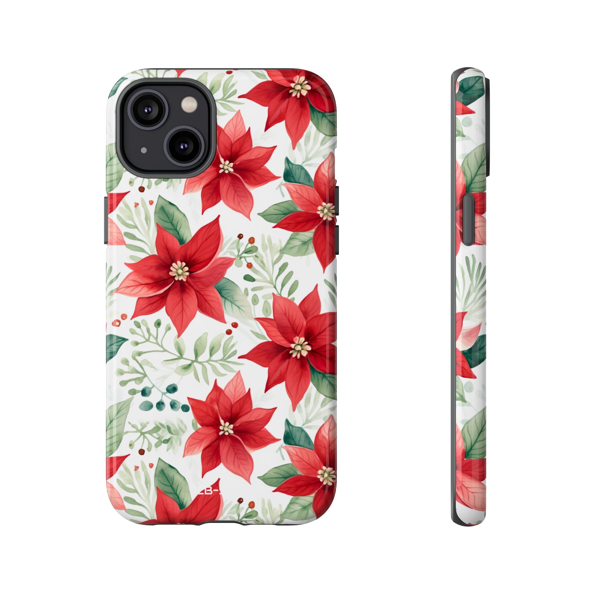 Poinsettias Bloom Bright - iPhone Case