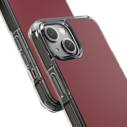 Cordovan Red - Clear Impact Case for iPhone