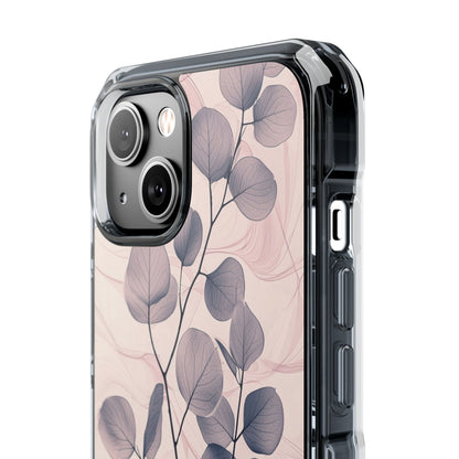 Veined Leaf Whisper iPhone 14 Case - Impact