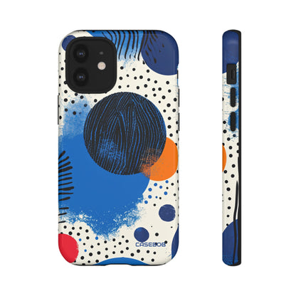 Blue Tranquil Geometry - Protective Phone Case