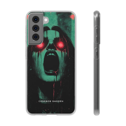 Haunting Glow of Gothic Eyes Samsung S21 - Flexi Phone Case