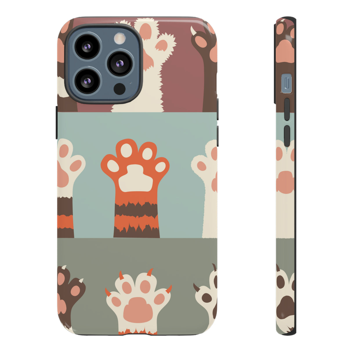 Vintage Cat Paw - Protective Phone Case